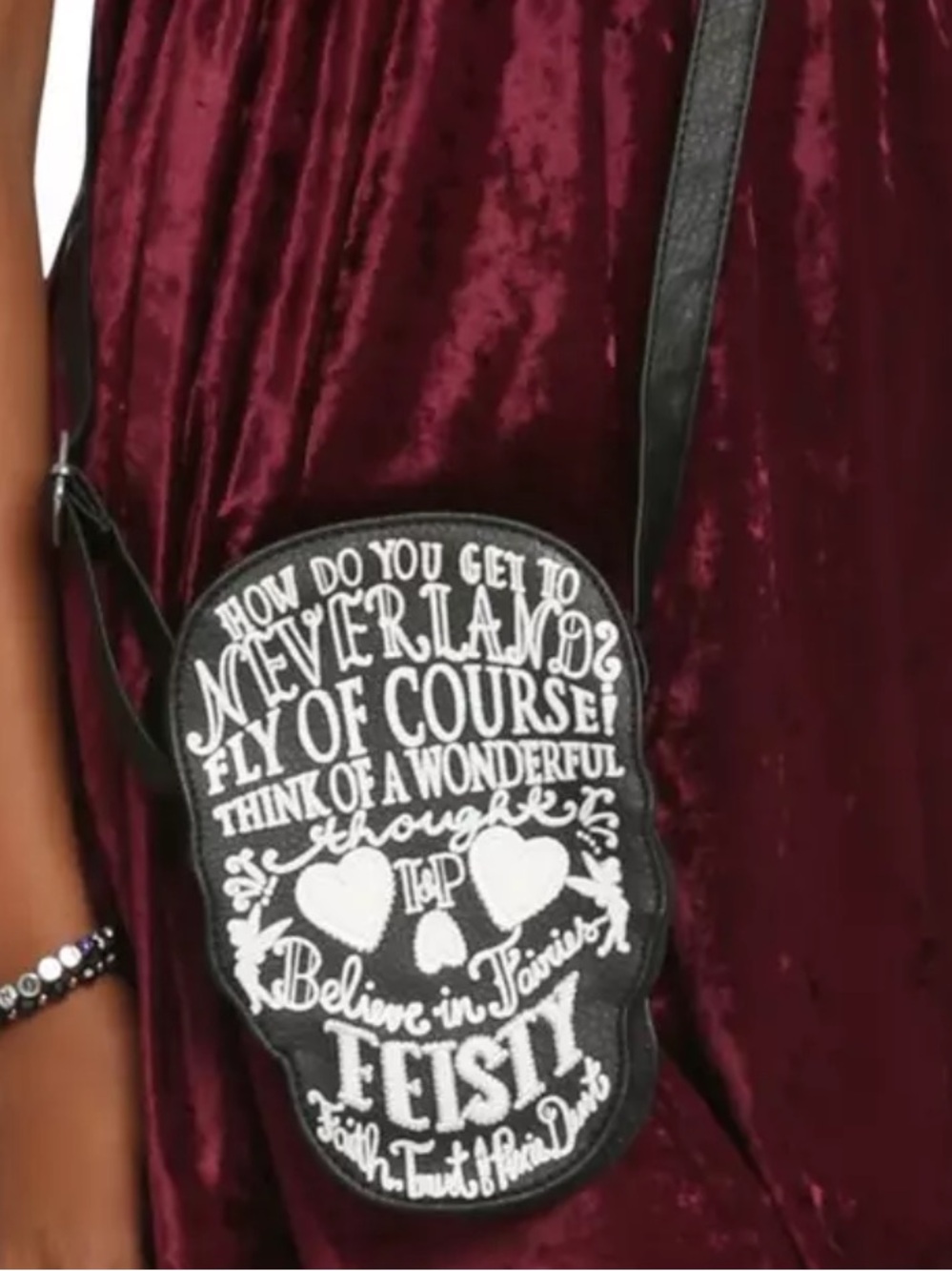 Tinkerbell Peter Pan skull bag